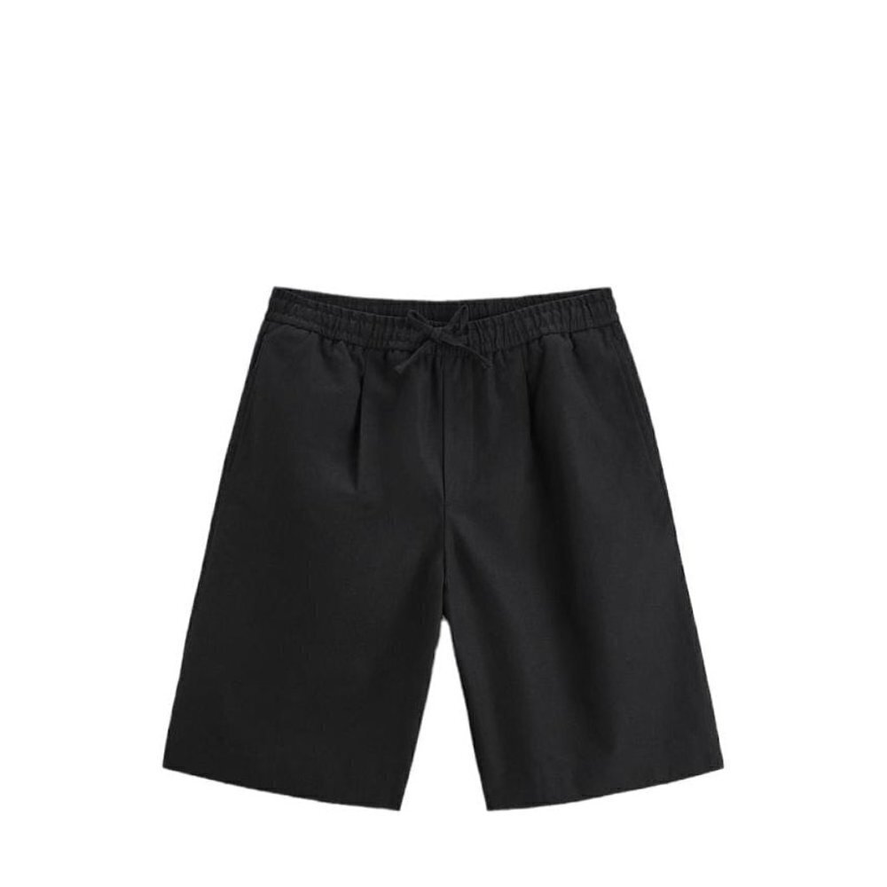 ZARA PLEATED BERMUDA SHORTS BLACK SIZE S | 4361/689/800